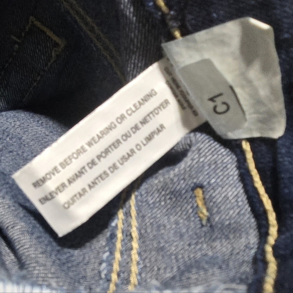 NWT Ruff Hewn Classic Boot Wide Leg Indigo Blue Jeans Sz 24W Stretch Preppy City - Picture 11 of 11